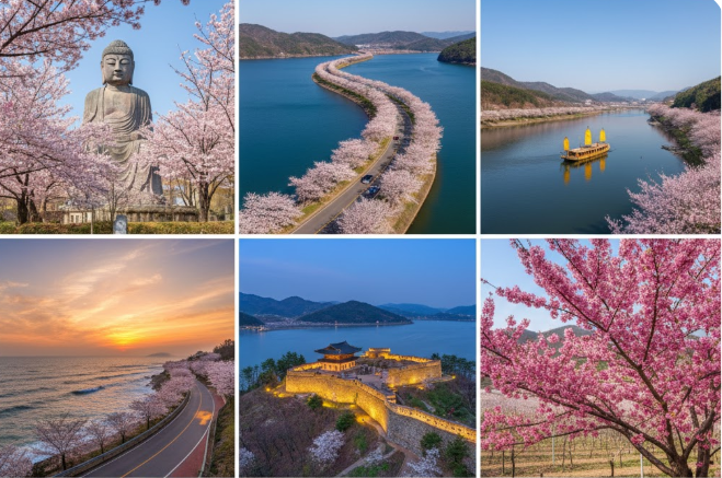 충청도 벚꽃