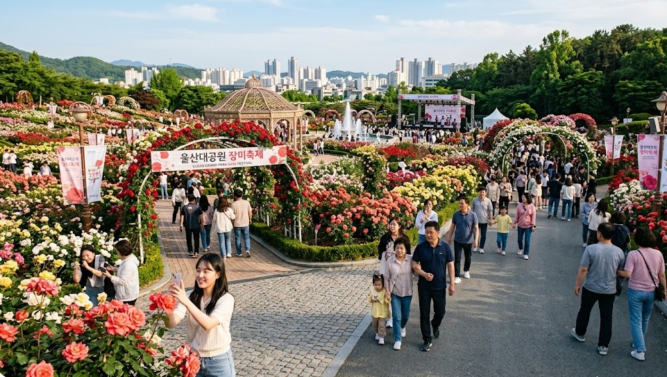 울산대공원 장미축제