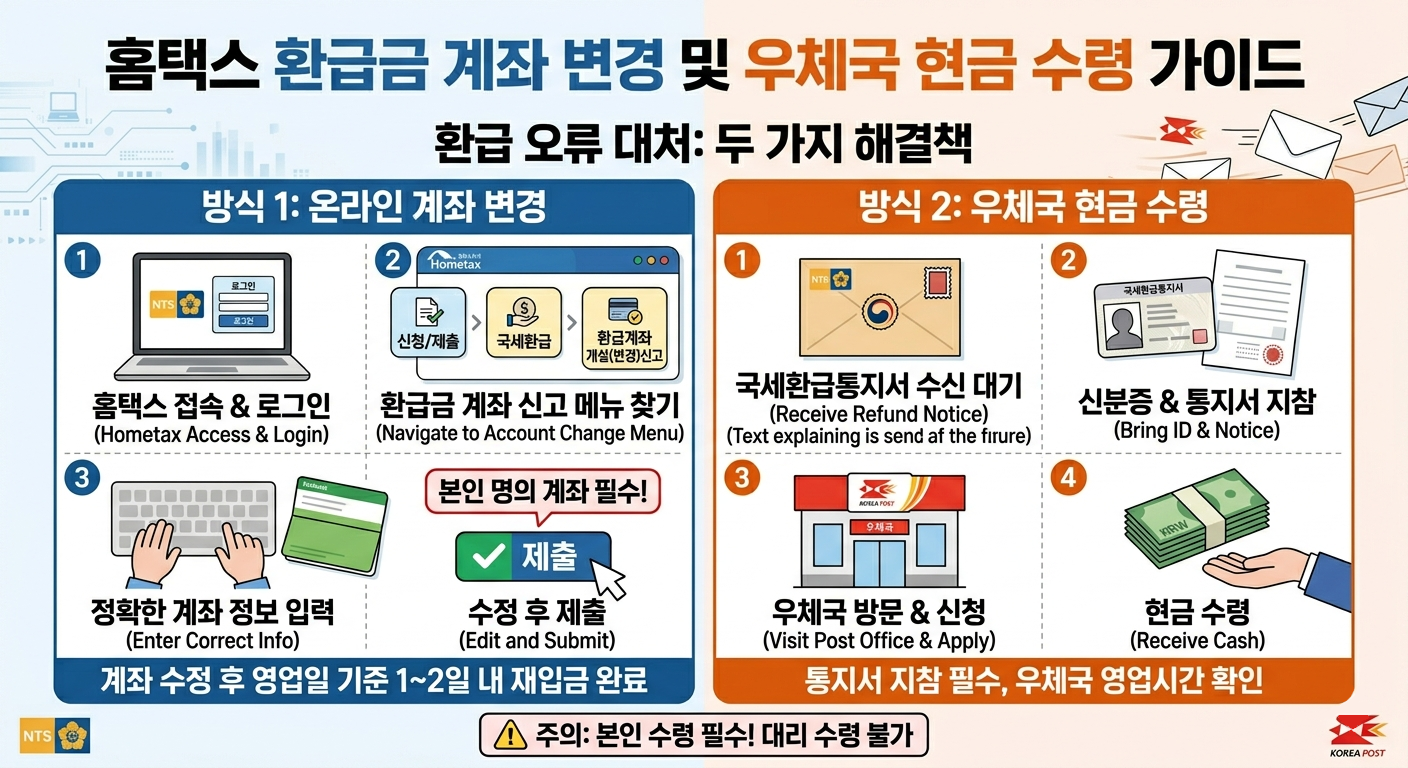 홈택스 지급 안됨 해결 방법