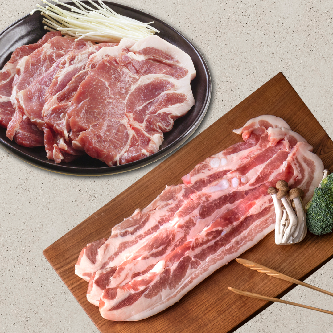 국내산 암돼지 목살 1.2kg (구이, 수육용 중 택 1)