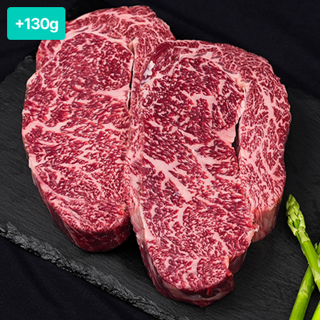 [이벤트] 한우비 한우1등급 등심구이용 430g(300g+130g)