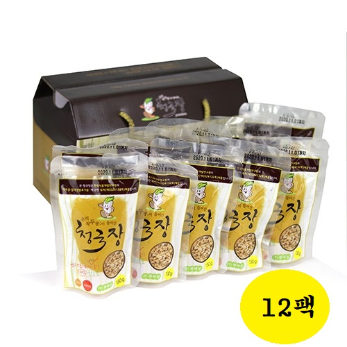 국내산 100% 작두콩청국장 1.56kg(130g*12팩)