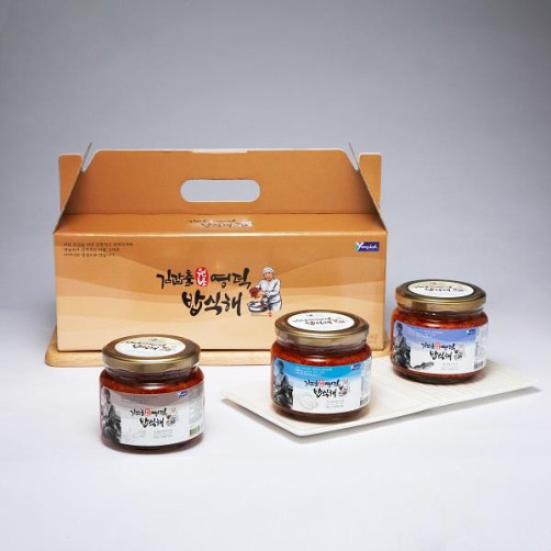 영덕 전통숙성 밥식해 3종세트 1.5kg(가자미+오징어+횟대 각 500g)