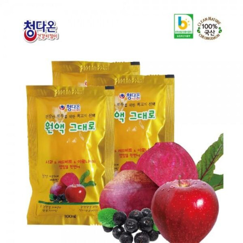 사과&레드비트&아로니아 면역력 주스세트(30개입)