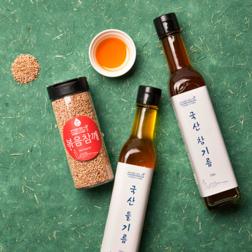 안성맞춤시골농가 국내산 100% 참기름 250ml