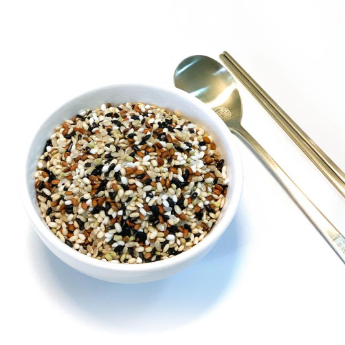 오색향미 잡곡세트(찰보리, 찰흑미, 검정통보리, 오색미 각 0.6kg)