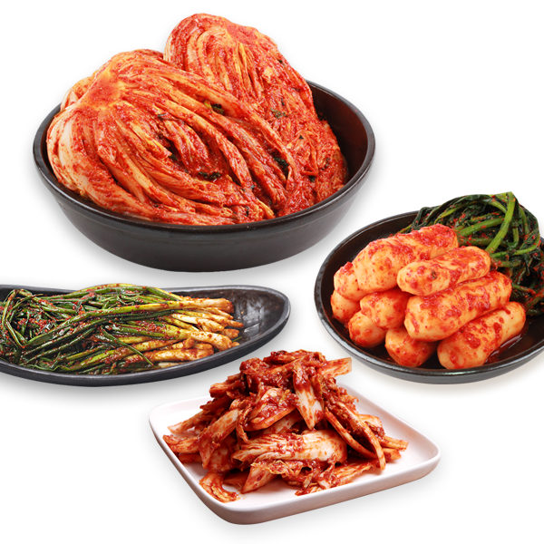 광주 말바우시장 전라도 김치(포기김치 2.5kg+겉절이 2kg+총각김치 1kg)