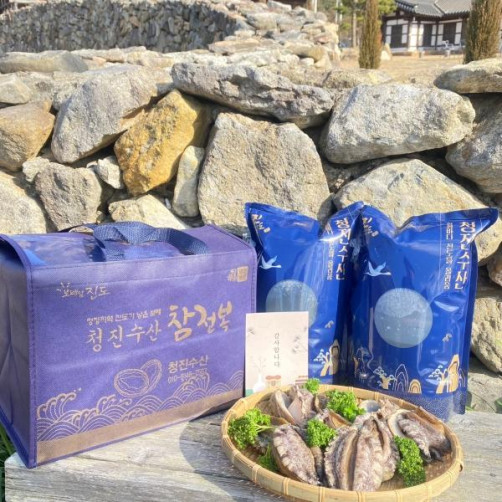 진도 활전복 1kg(11~12미)+손질칼