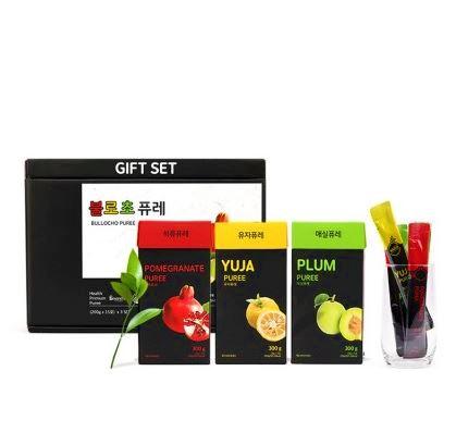 불로초 퓨레 세트 900g(석류 300g+유자 300g+매실 300g)