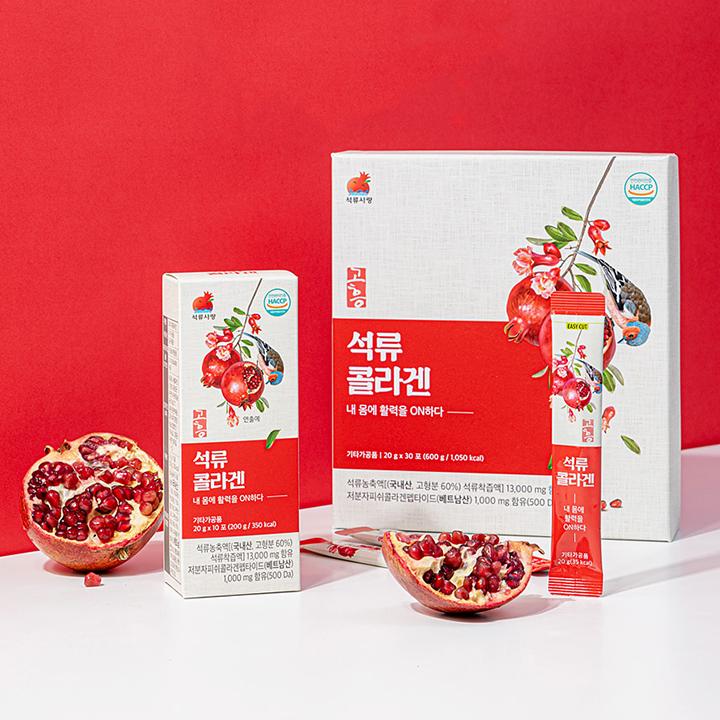 고흥석류 콜라겐젤리 600g(20g*30포)