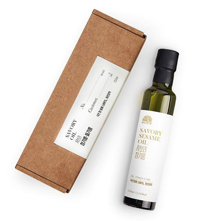 사보리 국산 저온압착 참기름 250ml