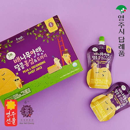 배&홍삼&도라지 2L(100ml*20개)