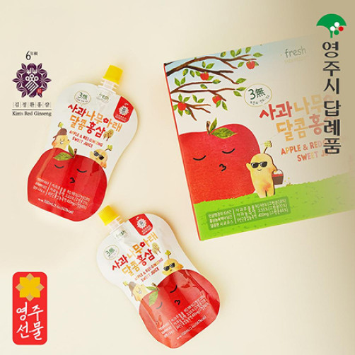 사과나무아래달콤홍삼 2L(100ml*20개)