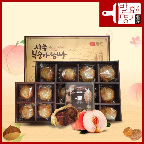 발효명가 복숭아밤빵 선물세트 60g*12개