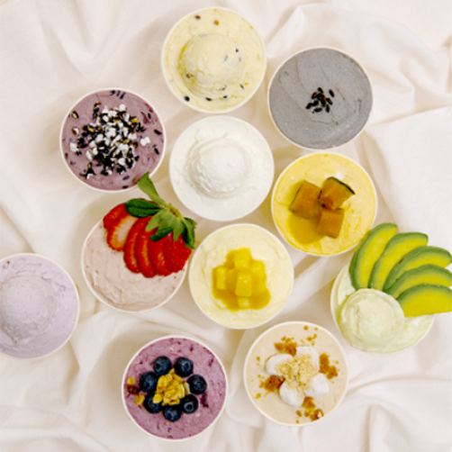 요거트 세트(플레인 요거트 200ml*4개+그릭요거트 100g*4개)