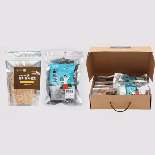 누룽지+김부각세트(콩나물누룽지170g*4봉+김부각40g*3봉)