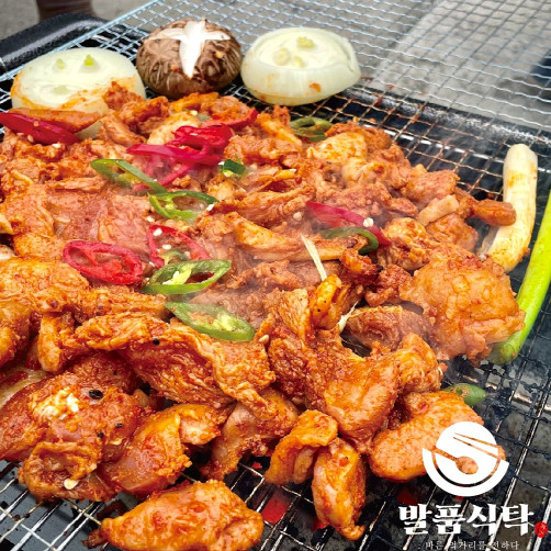 (e음 상품변경)의성숯불닭갈비 3종 1.5kg(매운양념, 매운간장, 간장순한 각 500g)