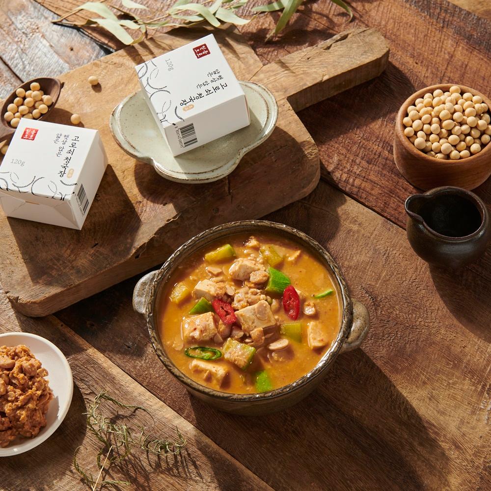 땡초된장 250g+고로쇠청국장 120g*5개