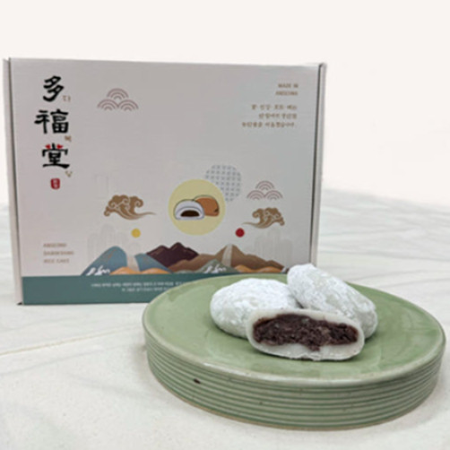 통팥앙금 국내산 찹쌀복떡 3종 세트(복찰떡 6개+쑥찰떡 6개+쑥절미 3개)