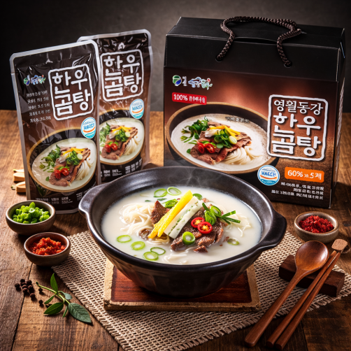동강한우  곰탕세트 3kg(0.6kg*5팩)