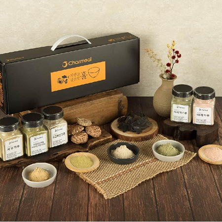 천연가루세트(대게, 다시마, 새우, 표고, 멸치가루)