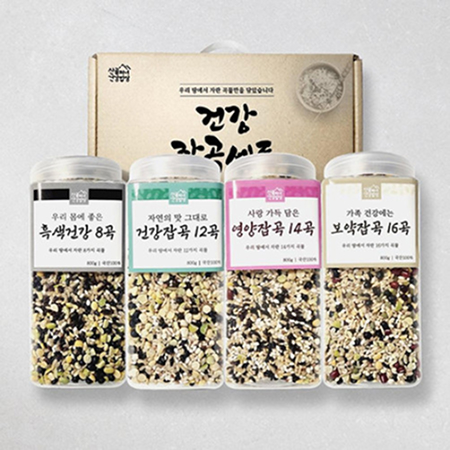 건강잡곡 4종세트 3.2kg(800g*4종)