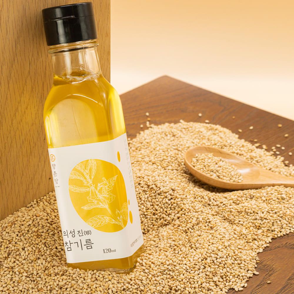 향촌당 의성 저온압착 참기름 국산 200ml