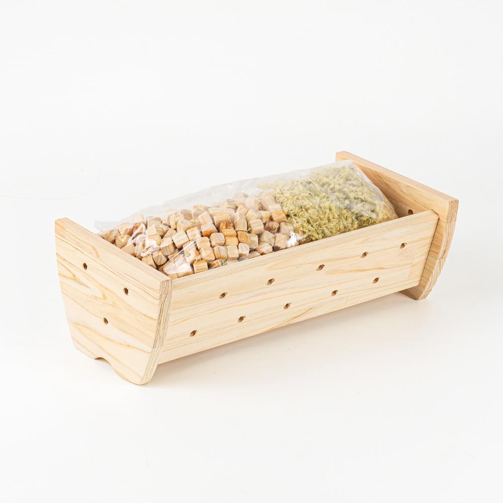 편백나무 천연 가습기(가습기+편백칩 400g+대나무슬라이스50g)