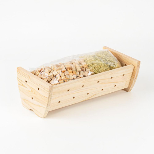 편백나무 천연 가습기(가습기+편백칩 400g+대나무슬라이스50g)
