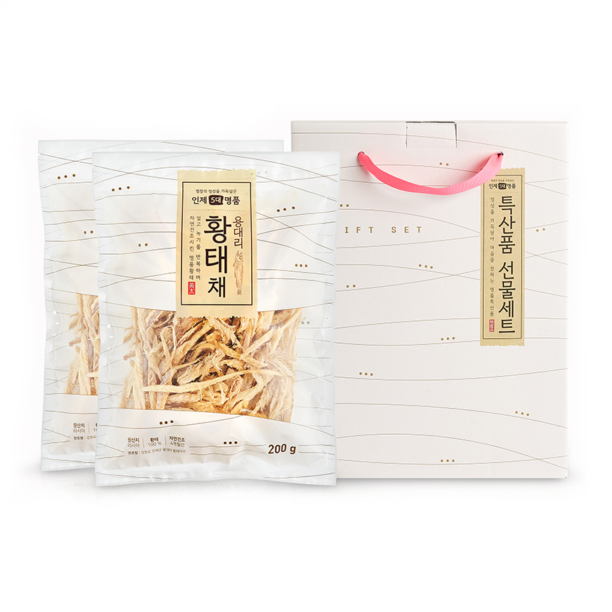 용대리 황태채 선물세트 400g (200g x 2봉)