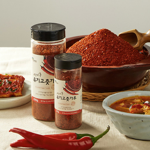 유기농 홍&청 고춧가루 270g(90g*3)
