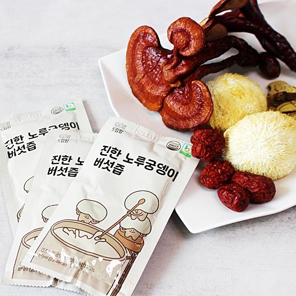 진한 노루궁뎅이 버섯즙 2.4L(80ml*30포)