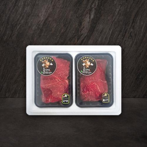 홍성농협 한우 국거리 불고기 세트 800g(국거리 400g+불고기 400g)