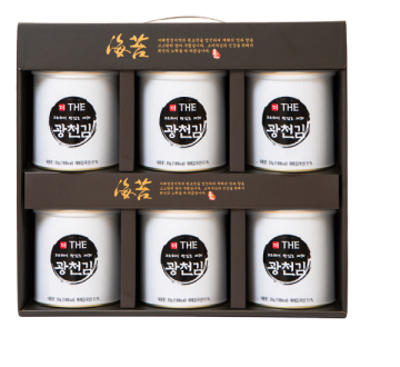 재래선물세트 광천김 180g(30g*6캔)