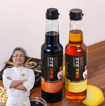 흑백요리사 안유성 다시마 식초&간장 1360g(680g*2개)