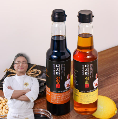 흑백요리사 안유성 다시마 식초&간장 1360g(680g*2개)