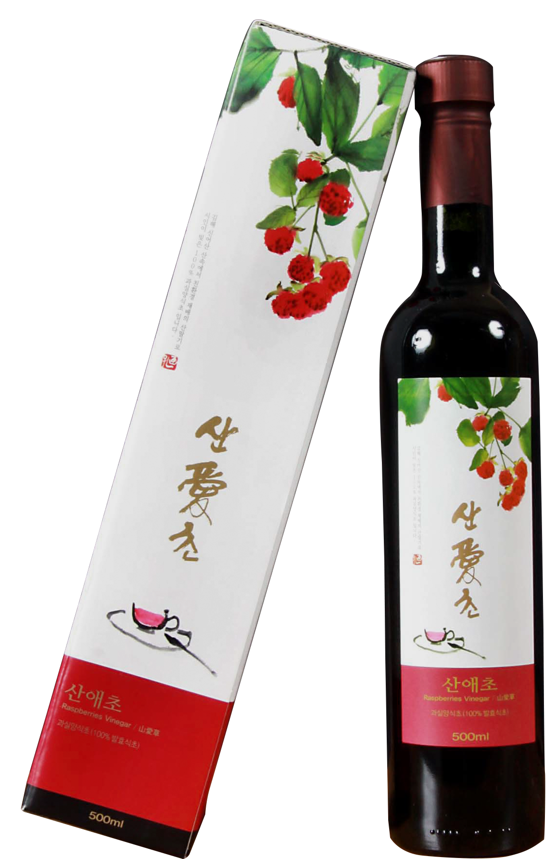 식초 명인이 만든 산딸기 천연발효식초 500ml