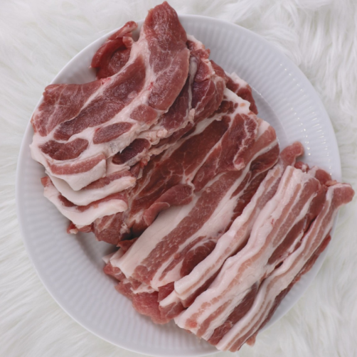 한돈 선물세트 1.3kg(생삼겹살 0.6kg+생목살 0.7kg)