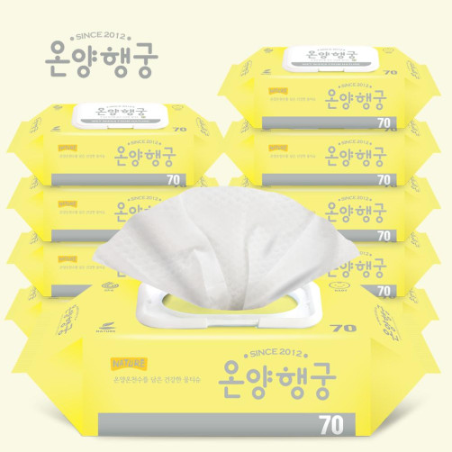 프리미엄 엠보싱 물티슈 네이처(70매*10개)