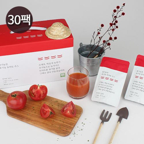 달기농장 유기농 토마토 주스 3.3L(110ml*30팩)