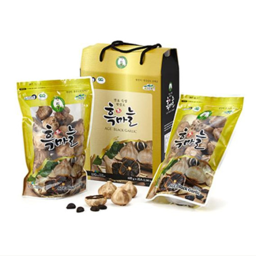 100% 국내산 남해 햇섬초 통흑마늘 1.2kg(0.6kg*2개)