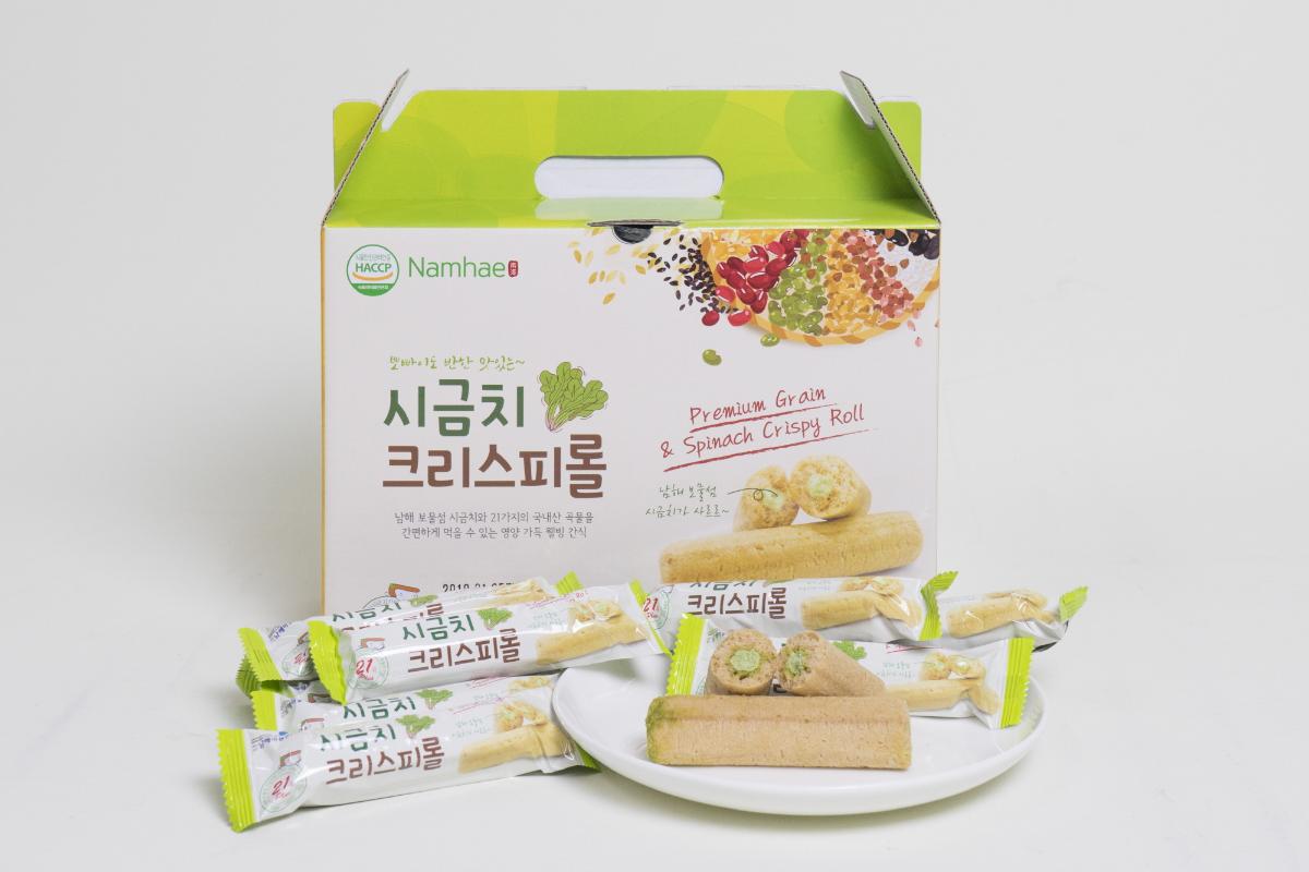 웰빙간식 시금치크리스피롤 900g(10g*45개입*2박스)