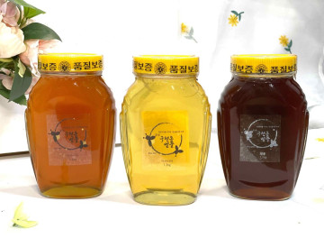 천연 감미료 100% 천연 벌꿀 2.4kg(1.2kg*2병)