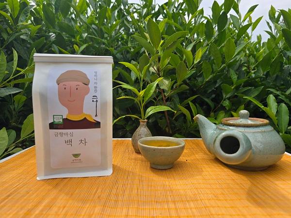 국내산 유기농 차잎 금향마심 백차 30g