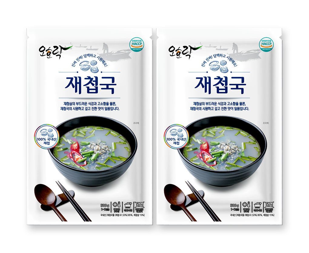 자연산 재첩 재첩국 3kg(0.5kg*6팩)