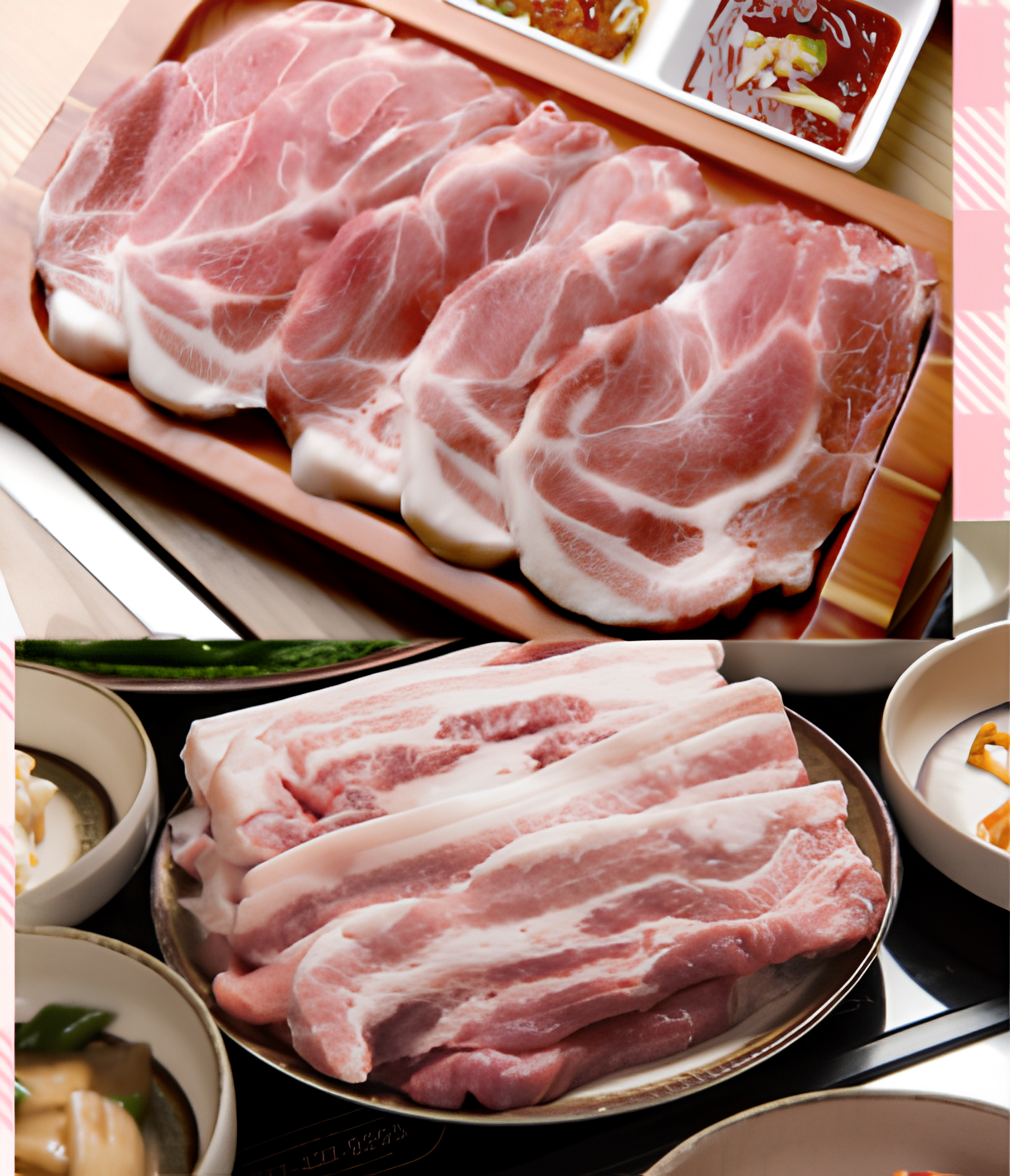 한돈 국내산 삼겹살&목살2.25kg