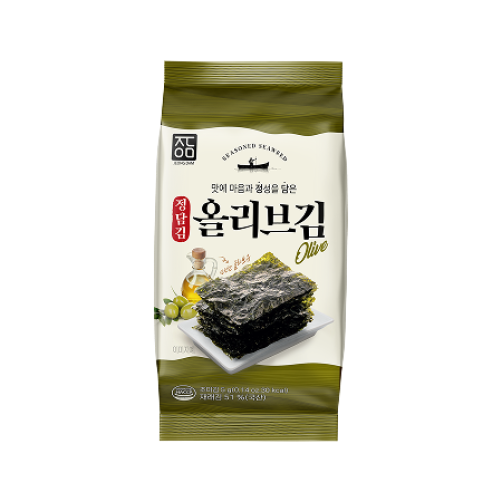정담 올리브 도시락김 108봉