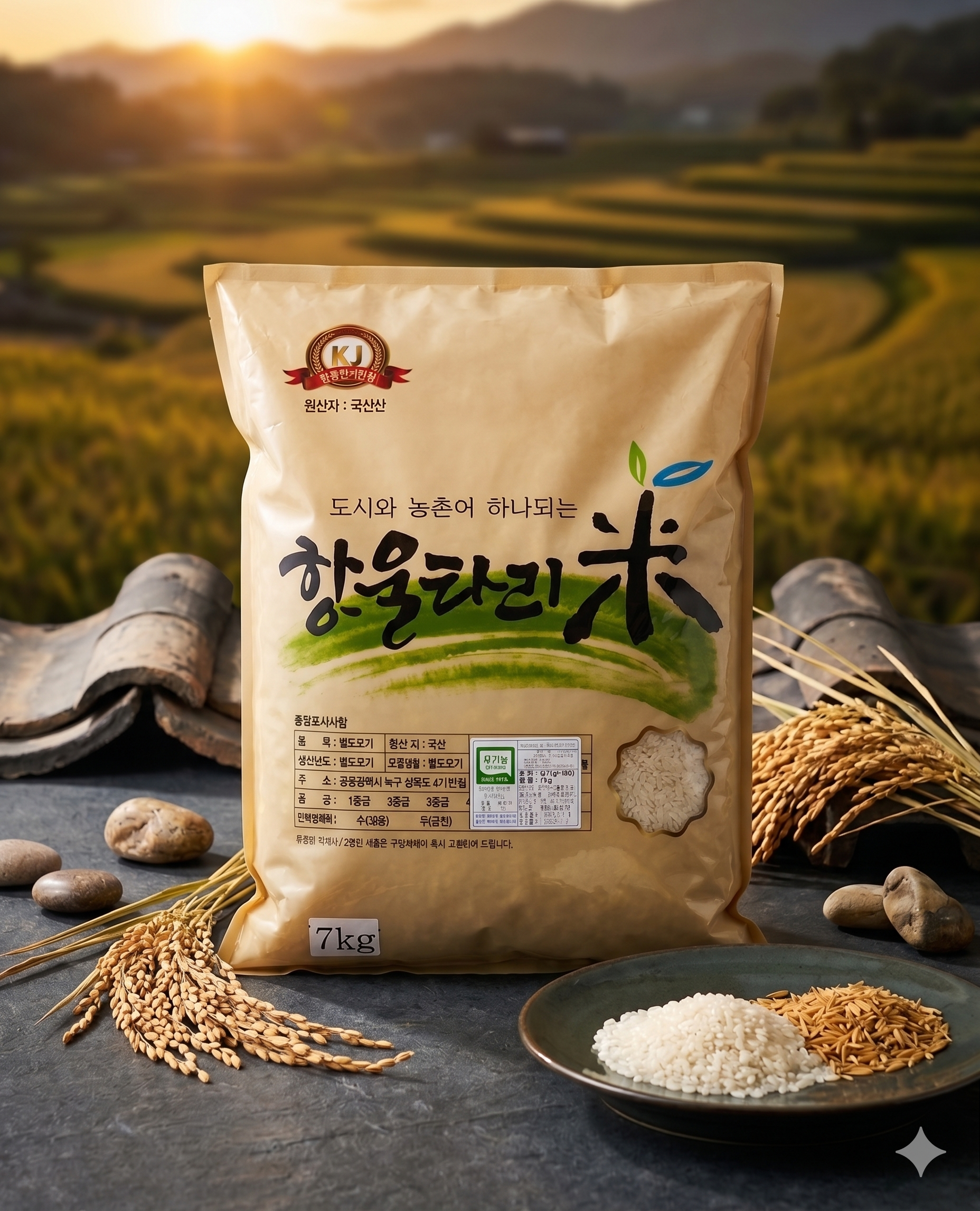 유기농 쌀 7kg [유기농 백미 7kg]