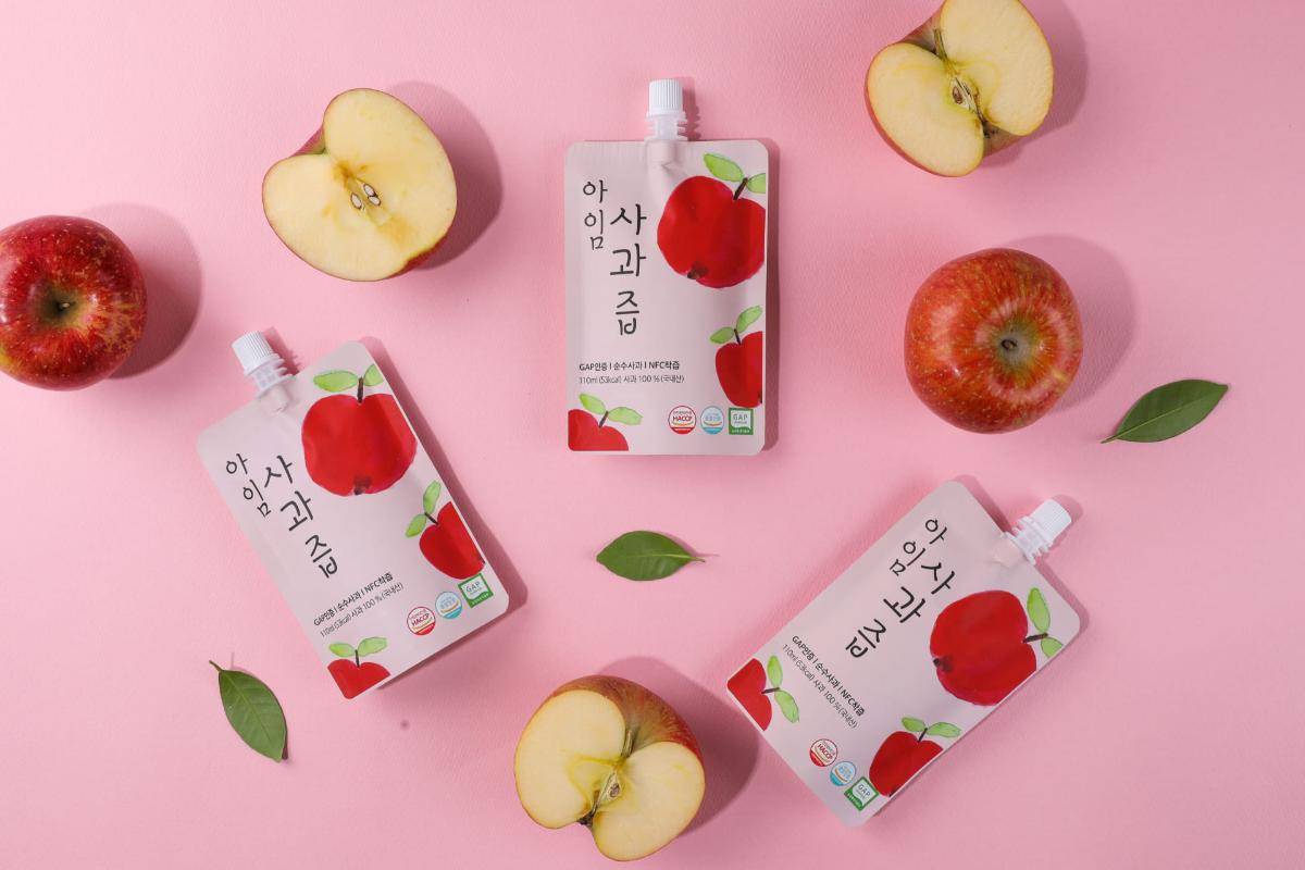 사과 100% 착즙 아임사과즙 3.3L(110ml*30포)