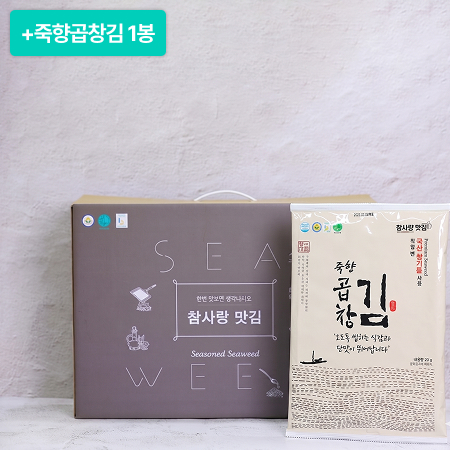 [이벤트] 참사랑맛김 죽향곱창김 10봉+죽향곱창김 1봉